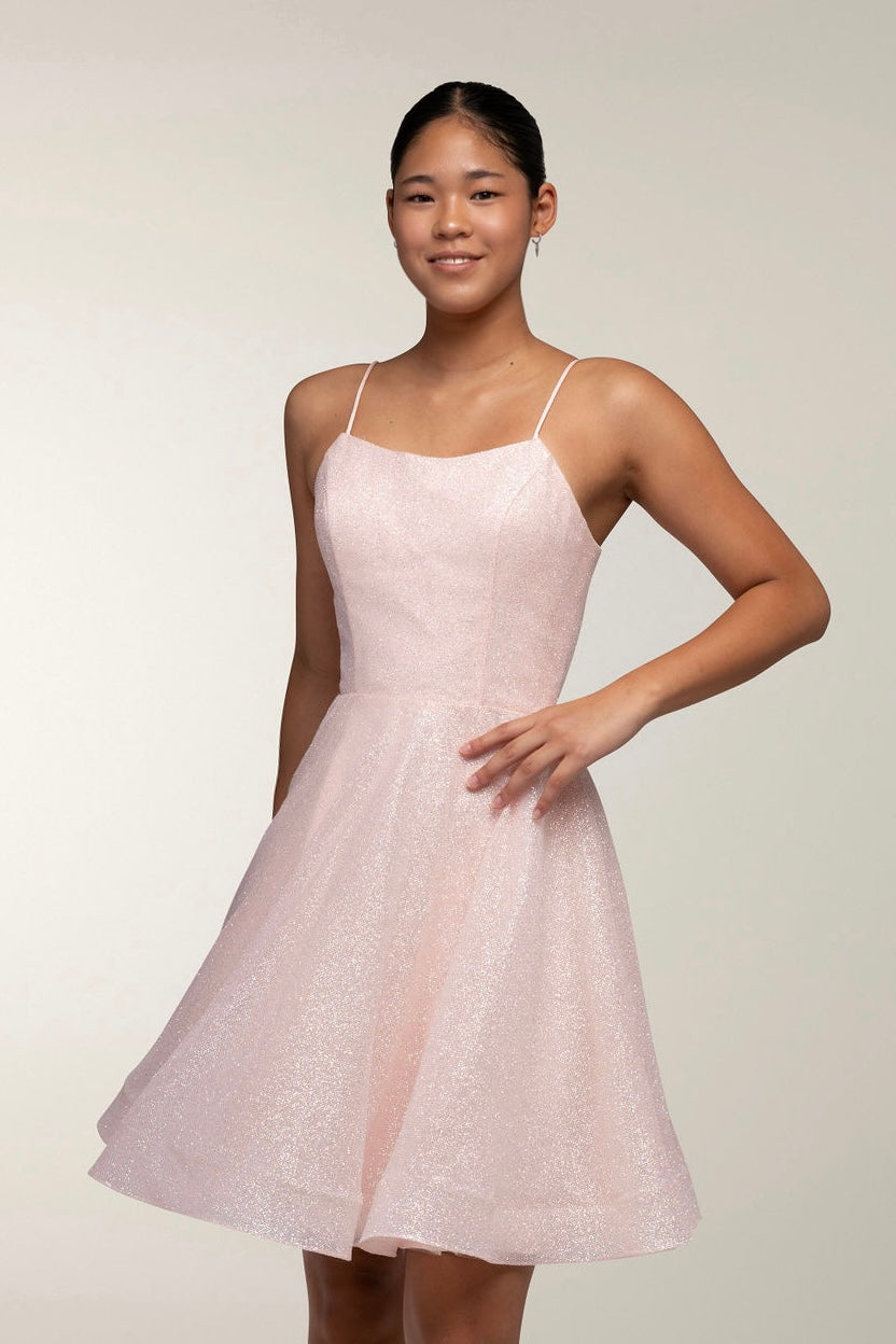 DRESS U4442S-CRYSTAL NUDEPINK