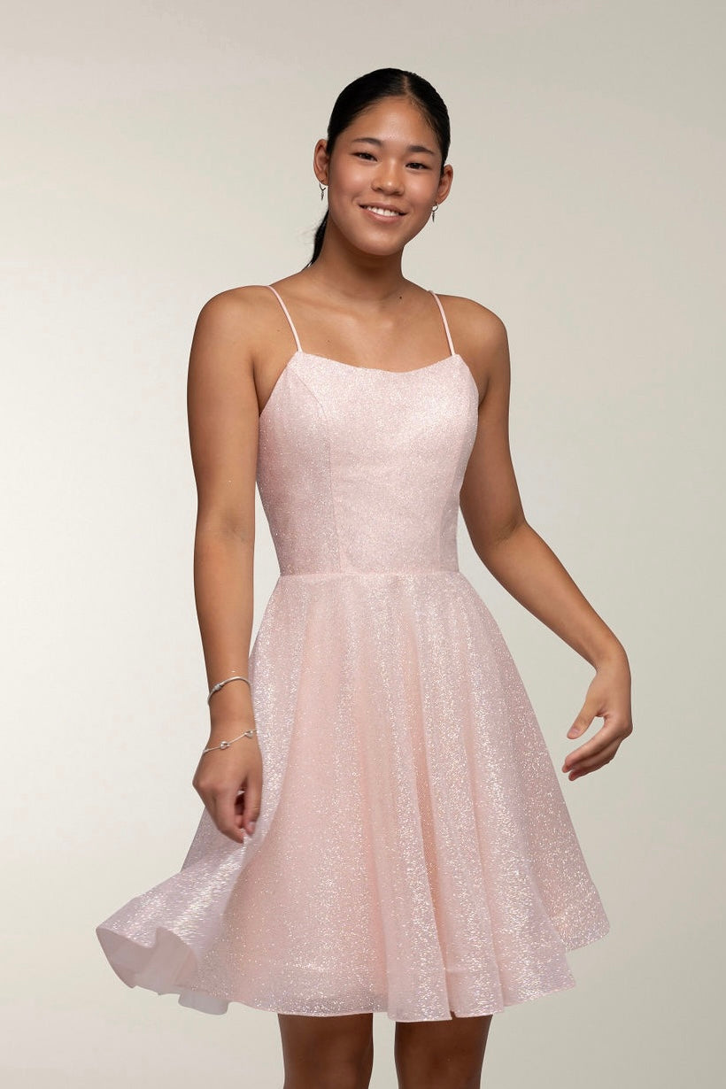 DRESS U4442S-CRYSTAL NUDEPINK