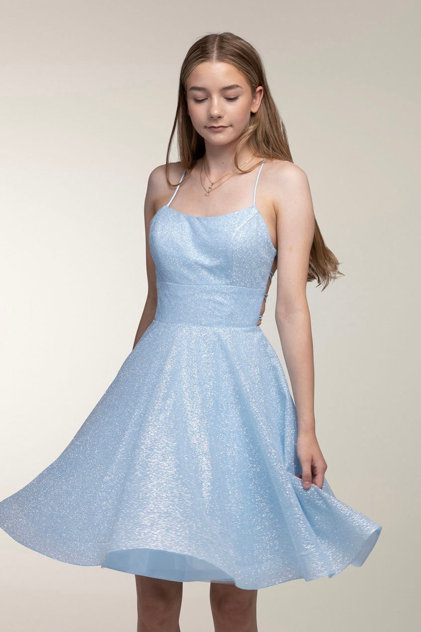 DRESS U5004S-CRYSTAL ICEBLUE