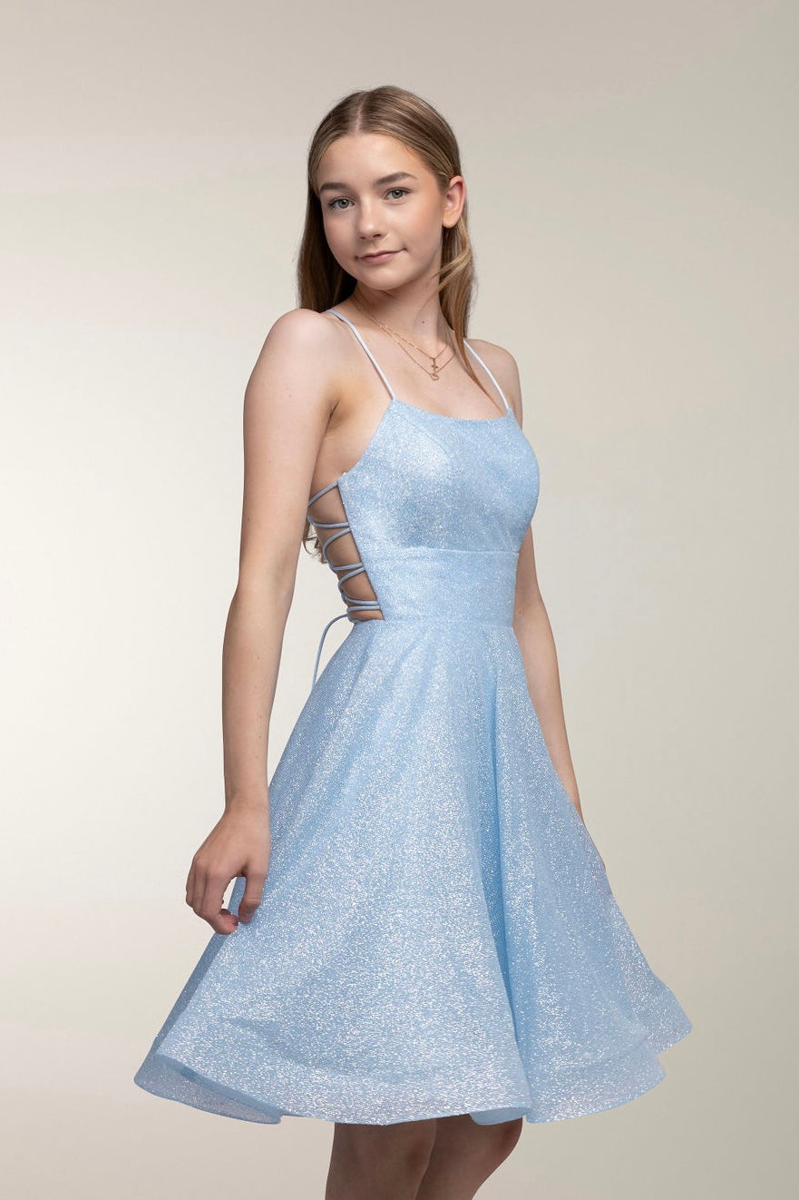 DRESS U5004S-CRYSTAL ICEBLUE