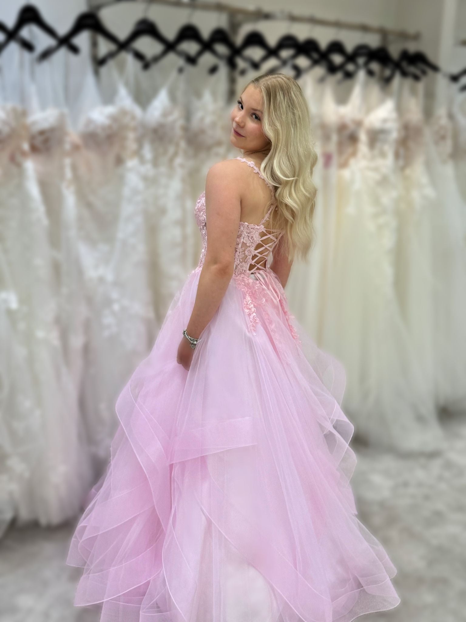 VANHOJENTANSSIMEKKO H4672P-TULLE PINK
