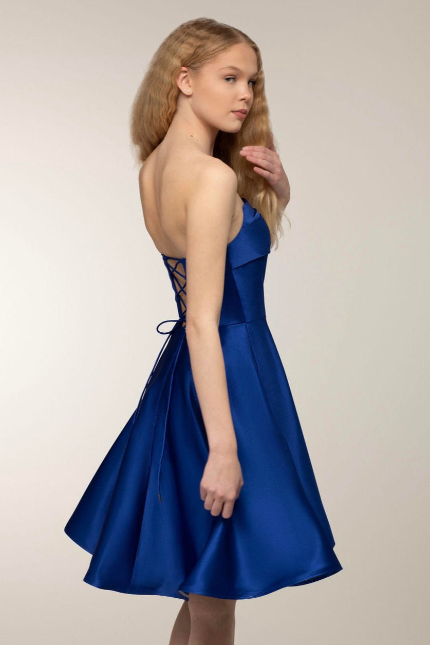 JUHLAMEKKO H4615S-SATIN ROYALBLUE