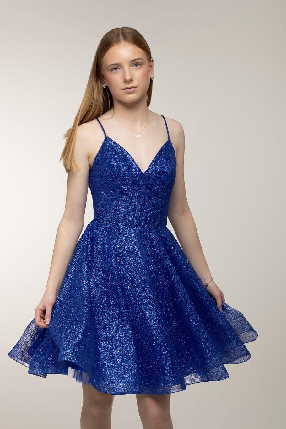 DRESS U4443SS-CRYSTAL ROYALBLUE
