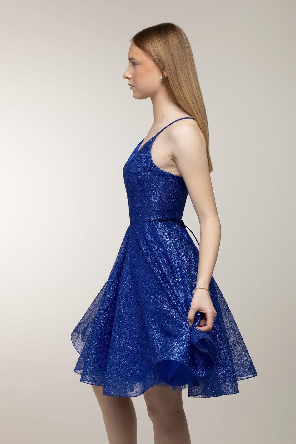 DRESS U4443SS-CRYSTAL ROYALBLUE