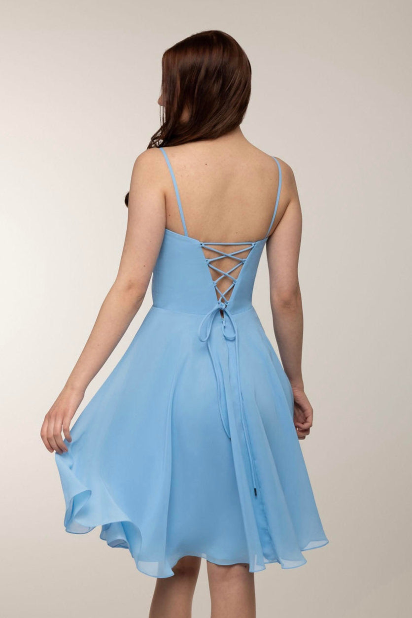 JUHLAMEKKO H4643S-CHIFFON LIGHT BLUE