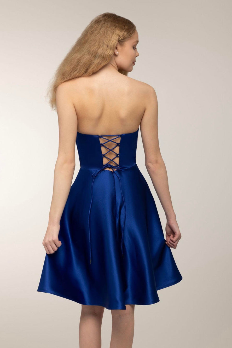 JUHLAMEKKO H4615S-SATIN ROYALBLUE