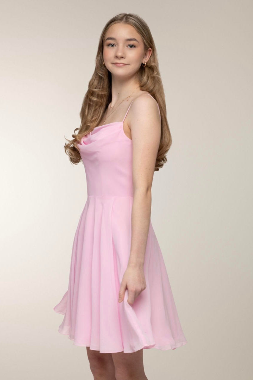 JUHLAMEKKO H4643S-CHIFFON ROSEPINK
