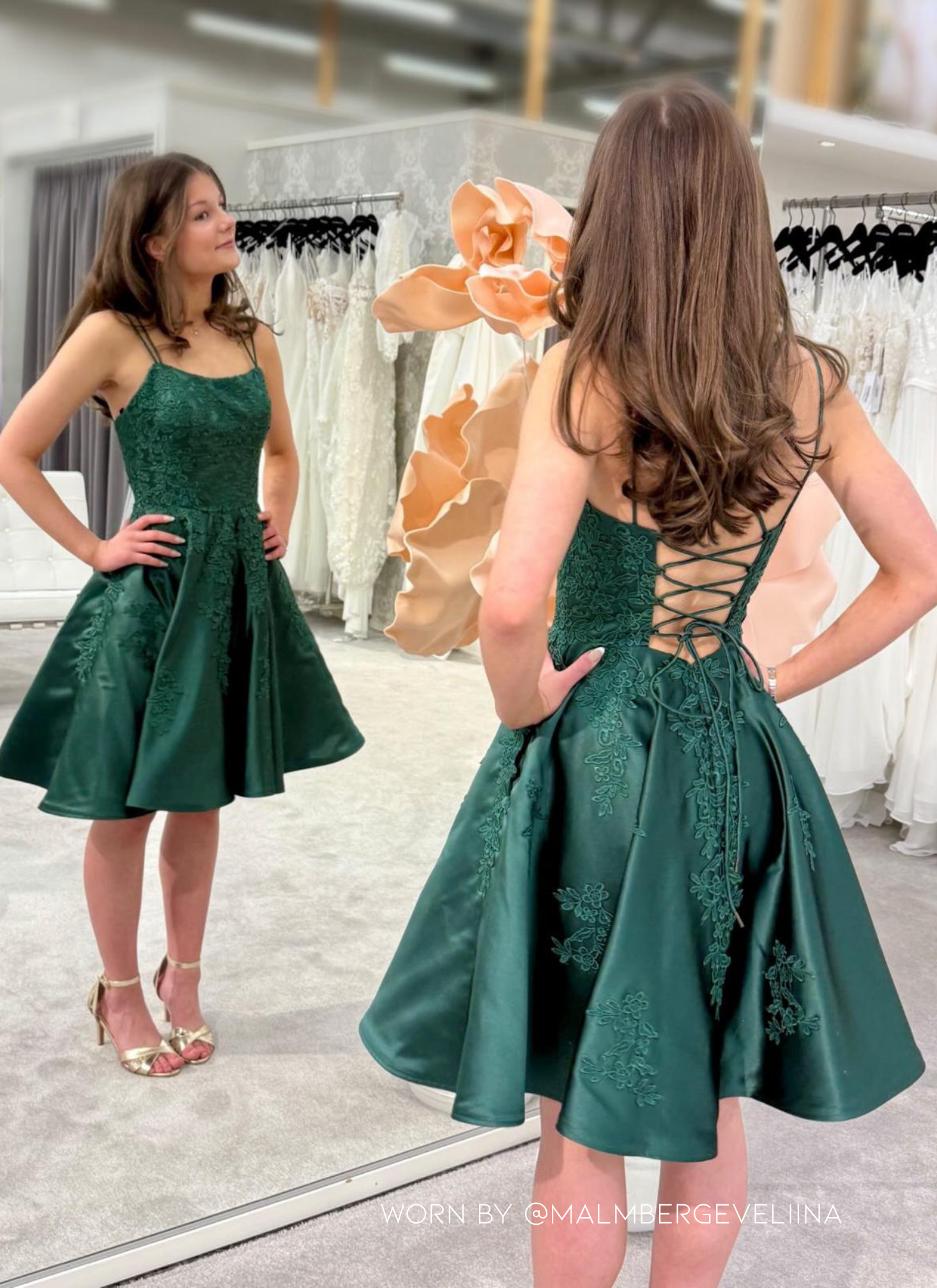 DRESS H4411S-SATIN PINE