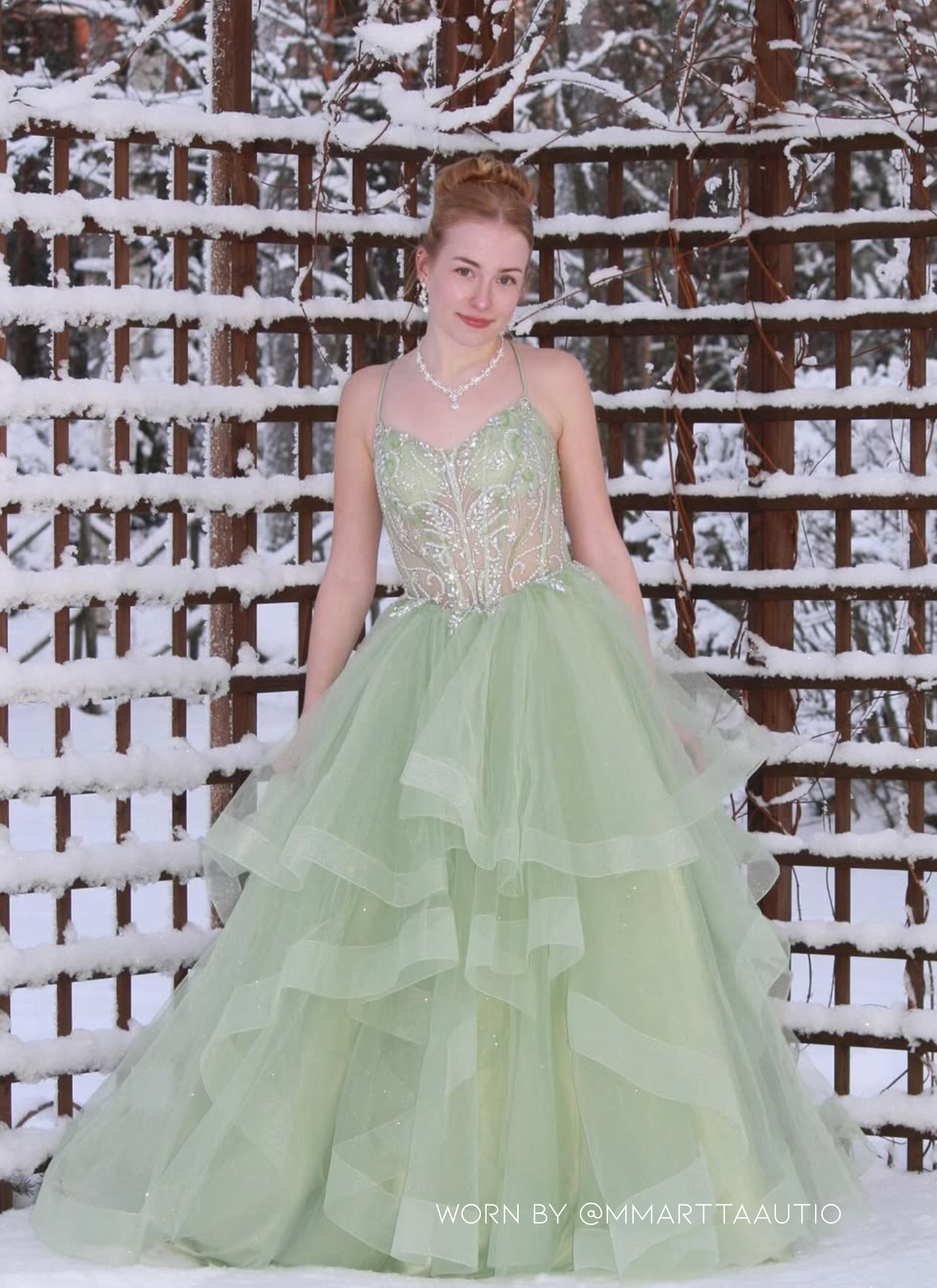 VANHOJENTANSSIMEKKO U4902P-STARLITE LIGHT GREEN