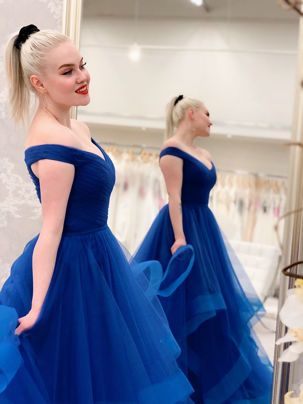 VANHOJENTANSSIMEKKO H4196P ROYALBLUE