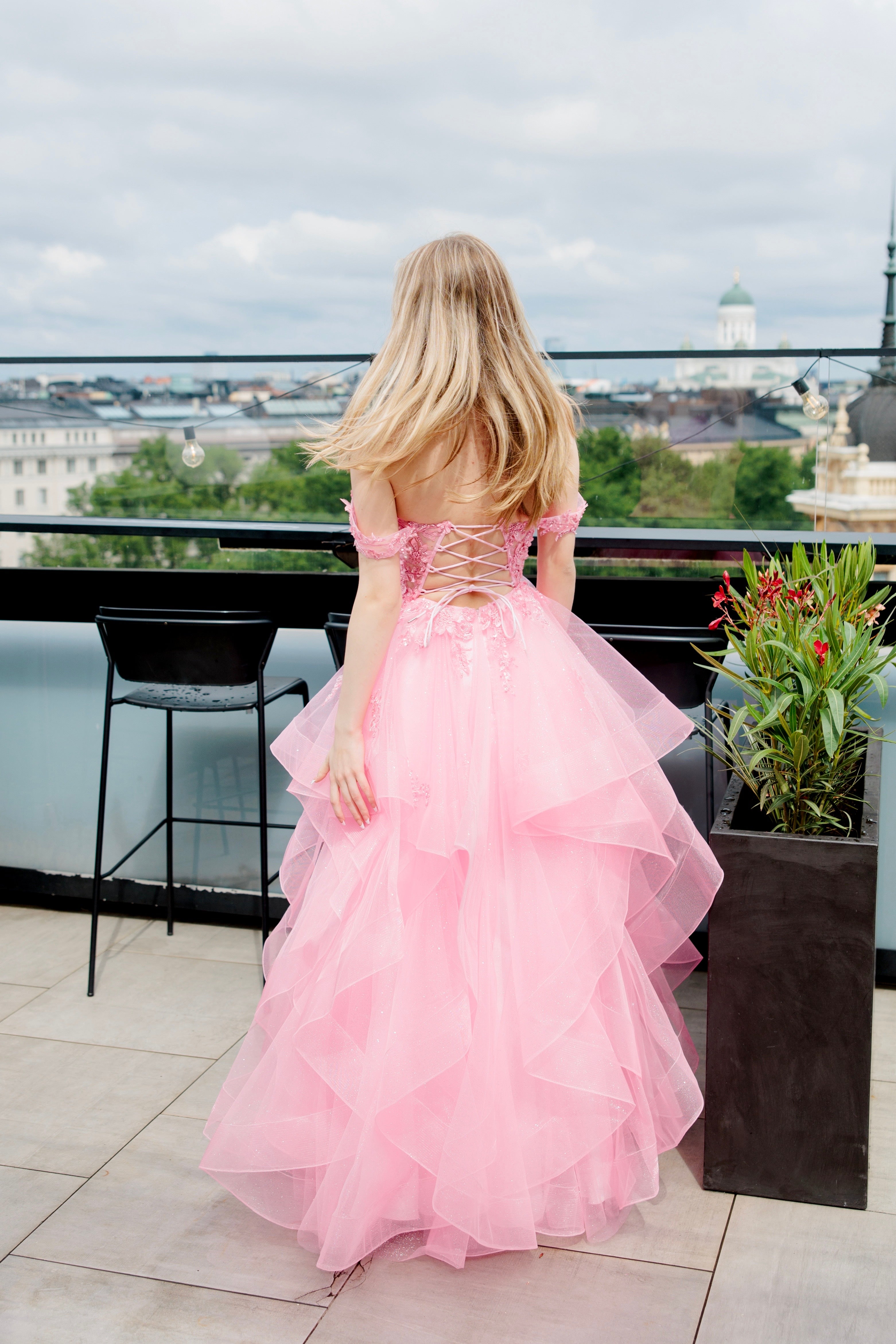 VANHOJENTANSSIMEKKO U4972P-STARLITE CANDYPINK