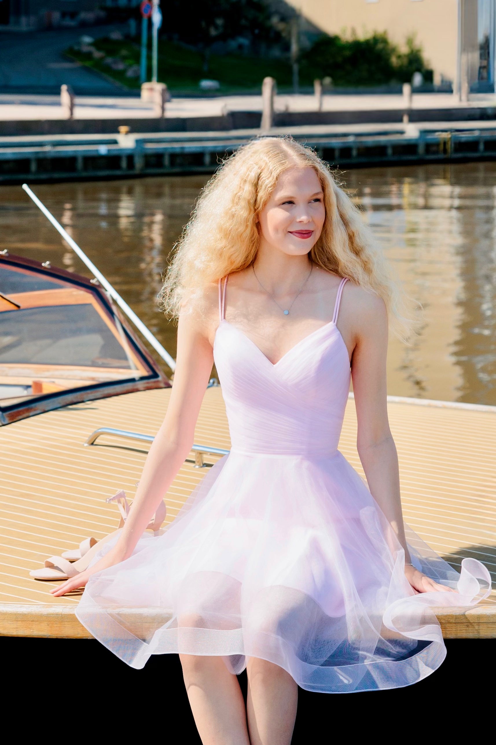 JUHLAMEKKO H4498S-TULLE ROSE