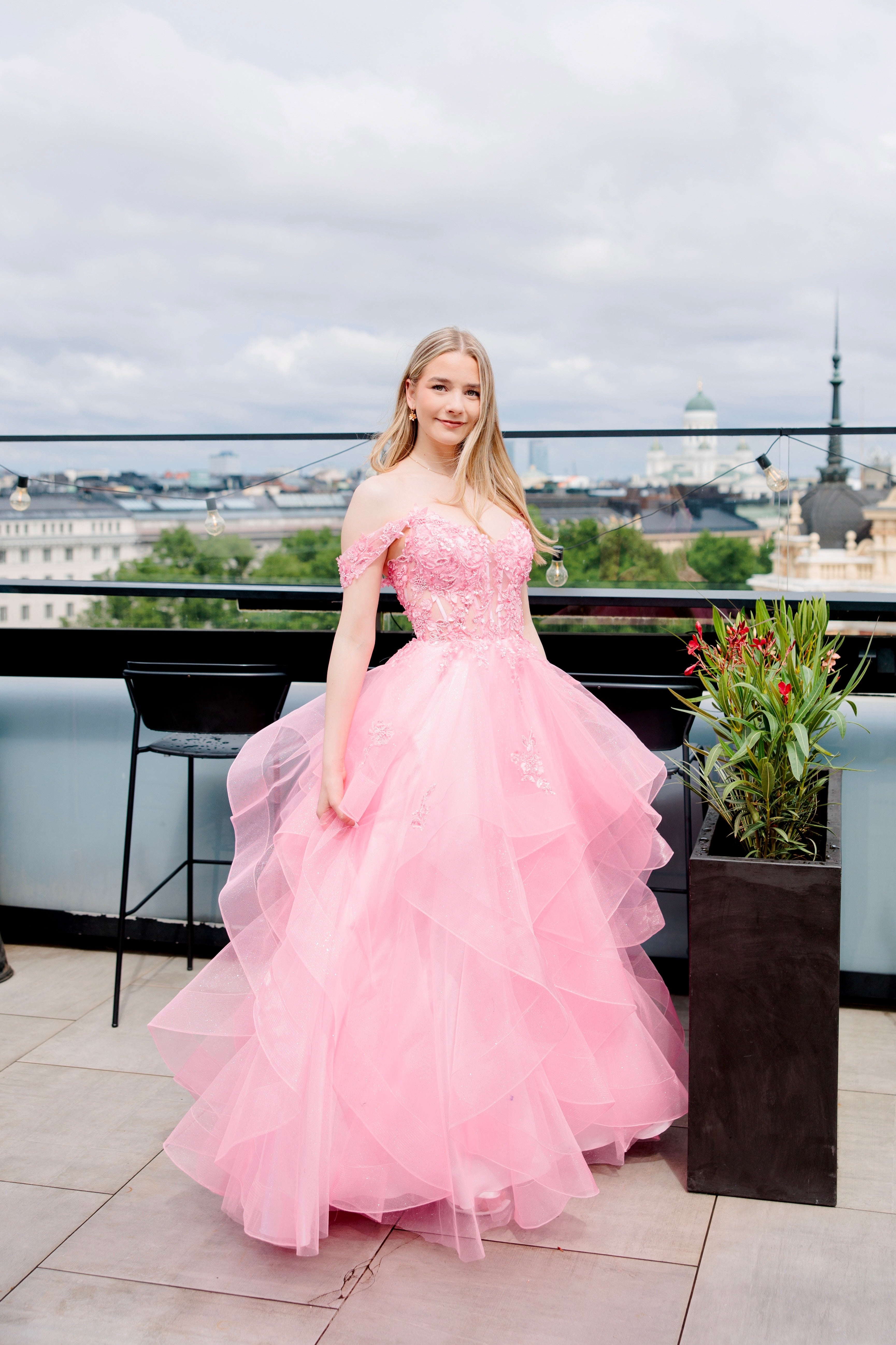 VANHOJENTANSSIMEKKO U4972P-STARLITE CANDYPINK
