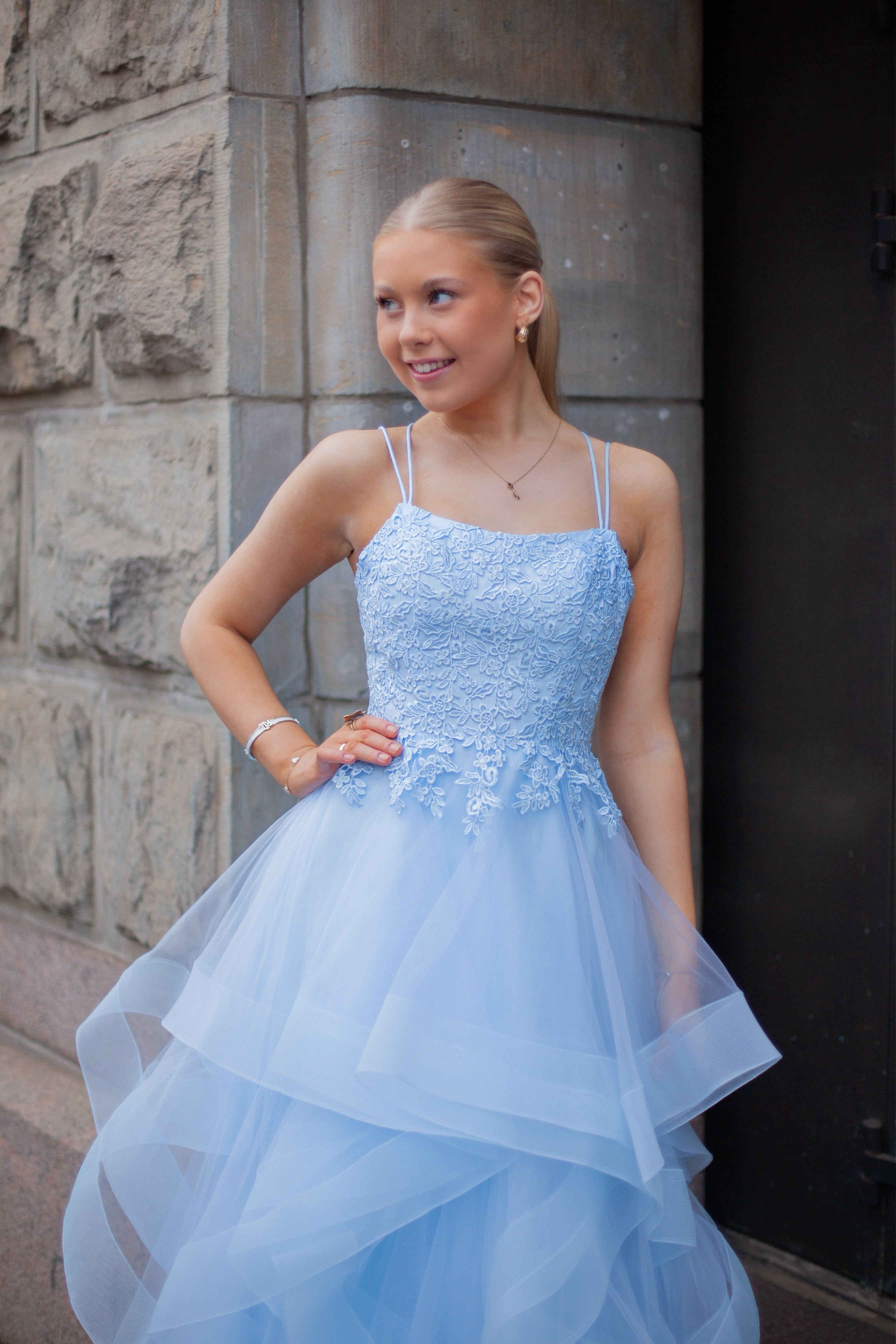 VANHOJENTANSSIMEKKO H4471P-TULLE ICEBLUE