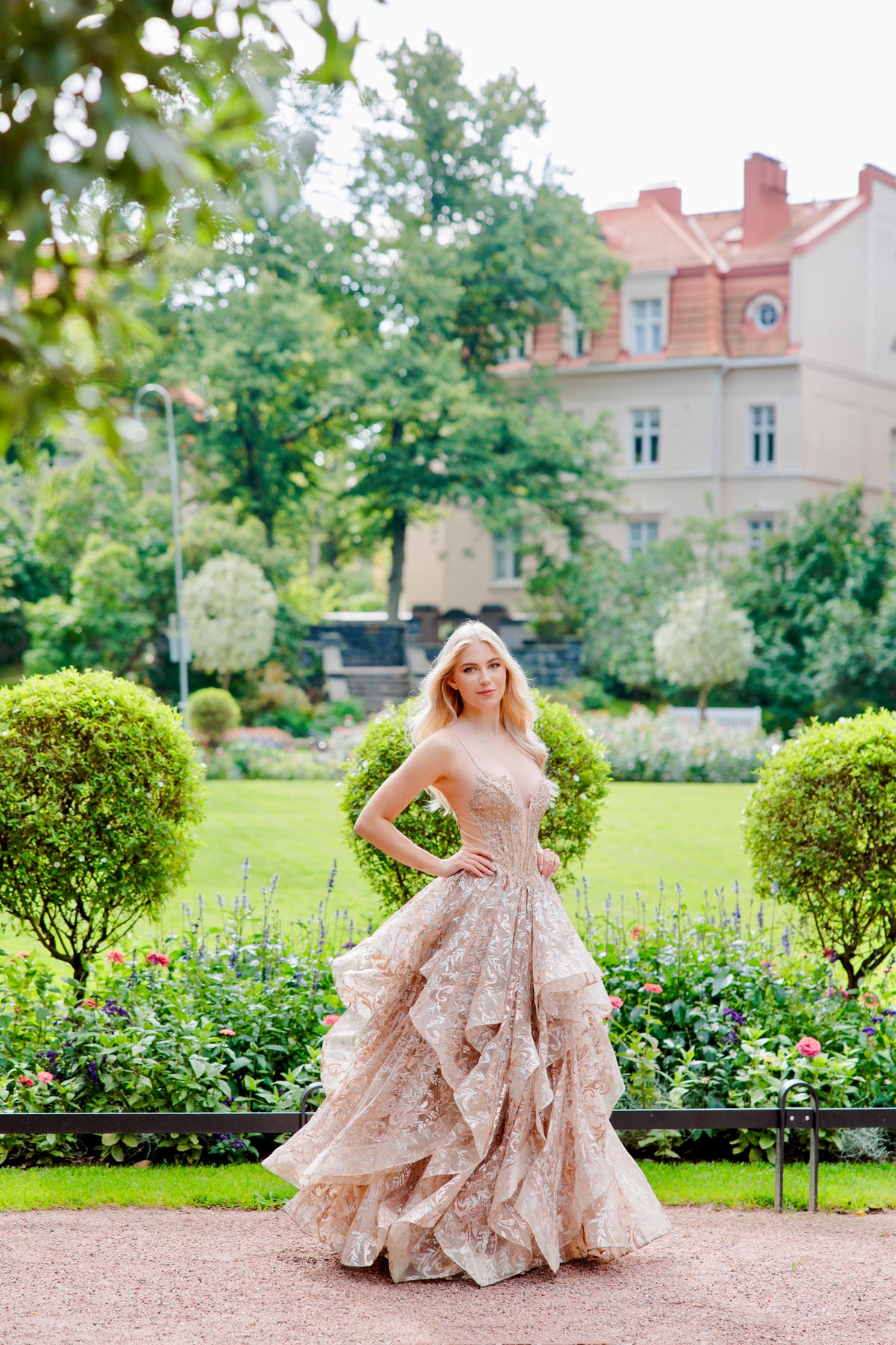 VANHOJENTANSSIMEKKO JEWEL ROSEGOLD