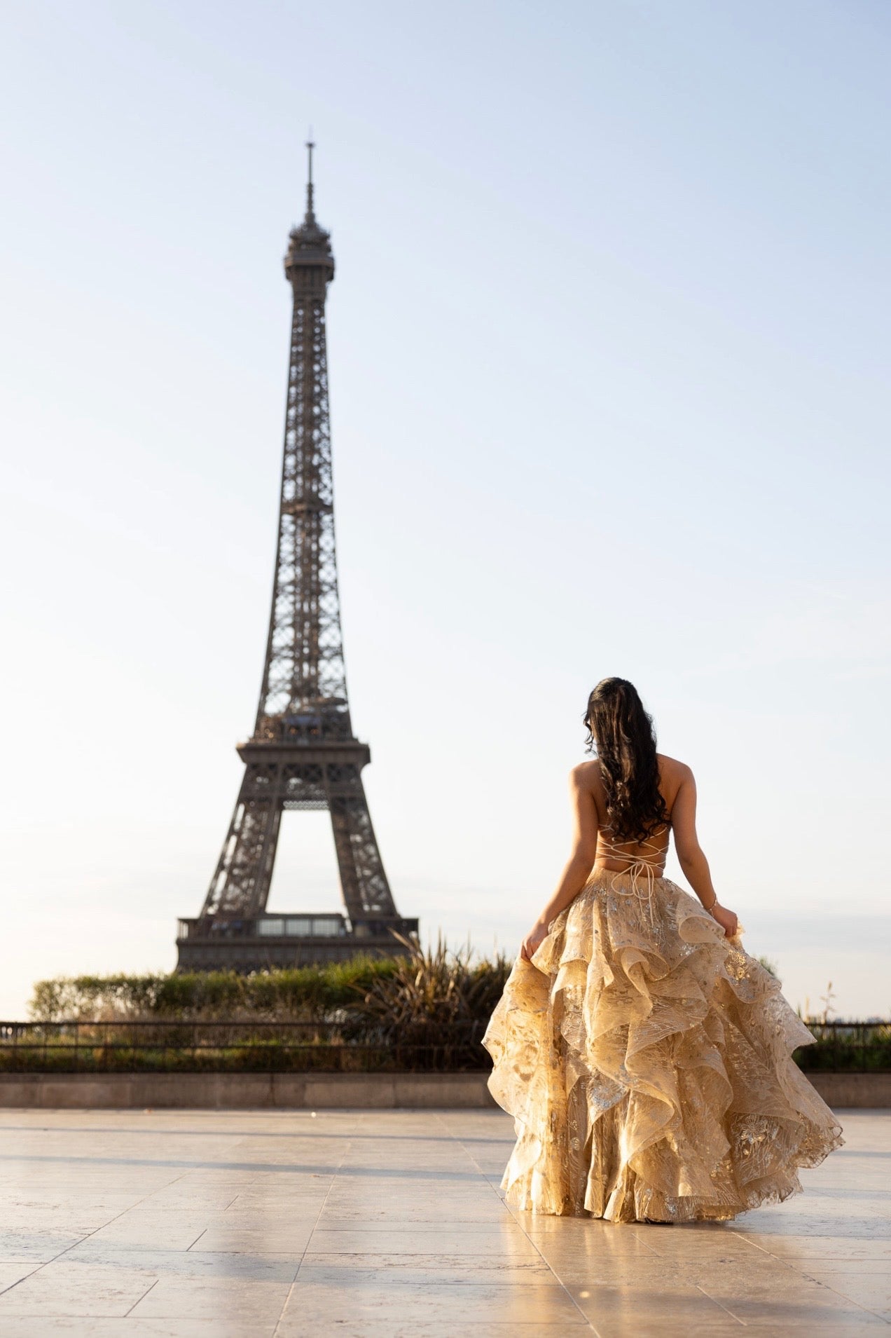 PROM DRESS "LINNEA" U4709P-LIMITED GOLD