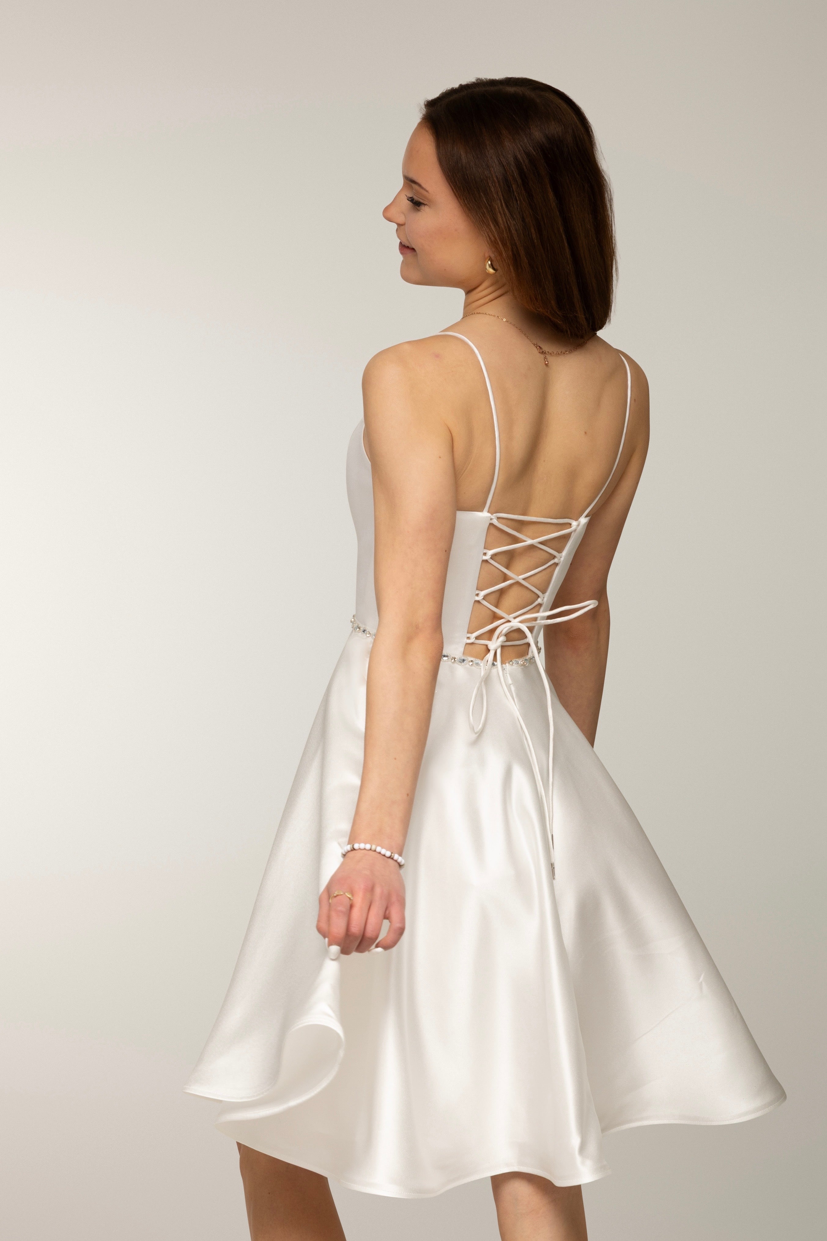 DRESS H4442S-SPECIAL IVORY