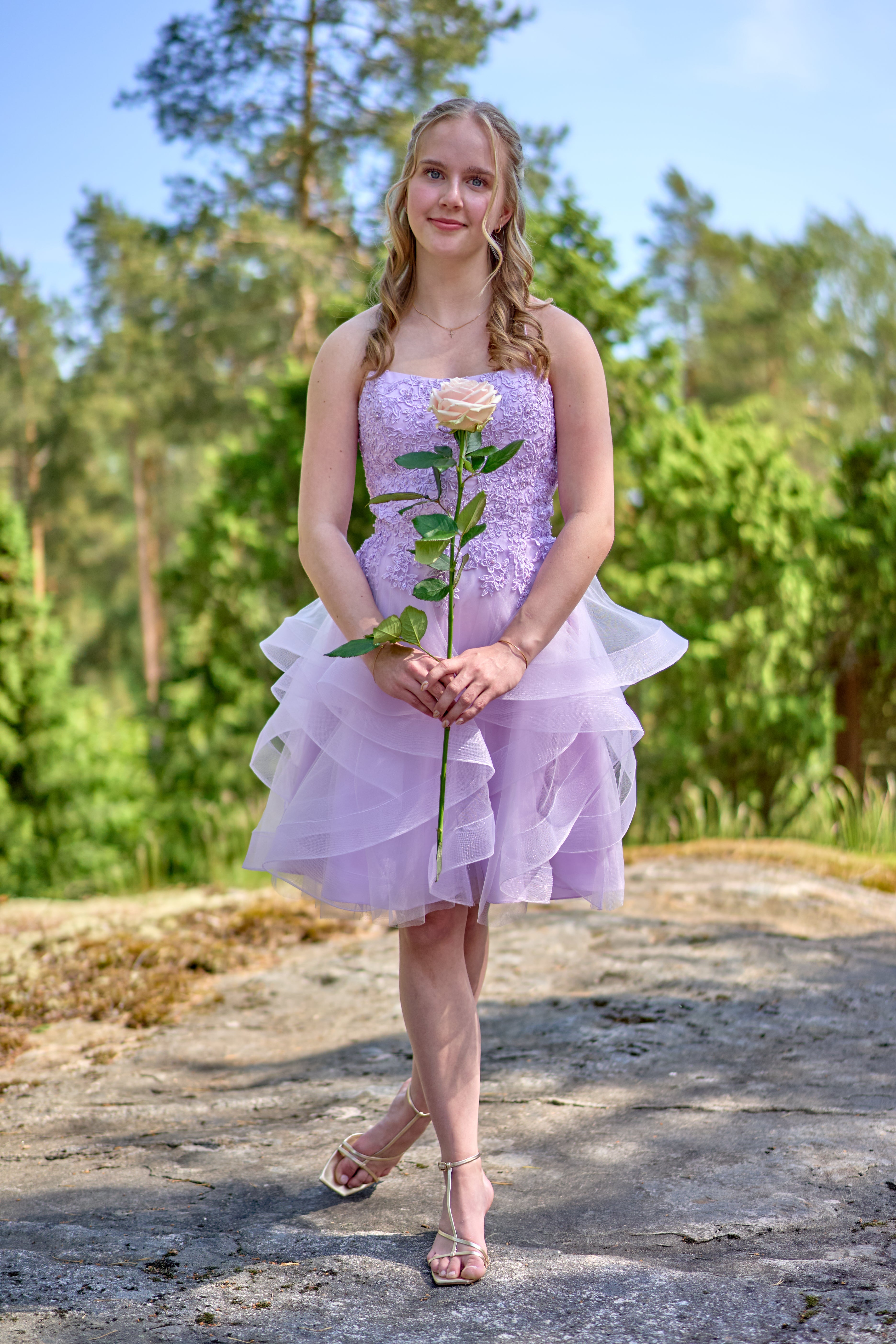 JUHLAMEKKO H4471SS-TULLE LAVENDER