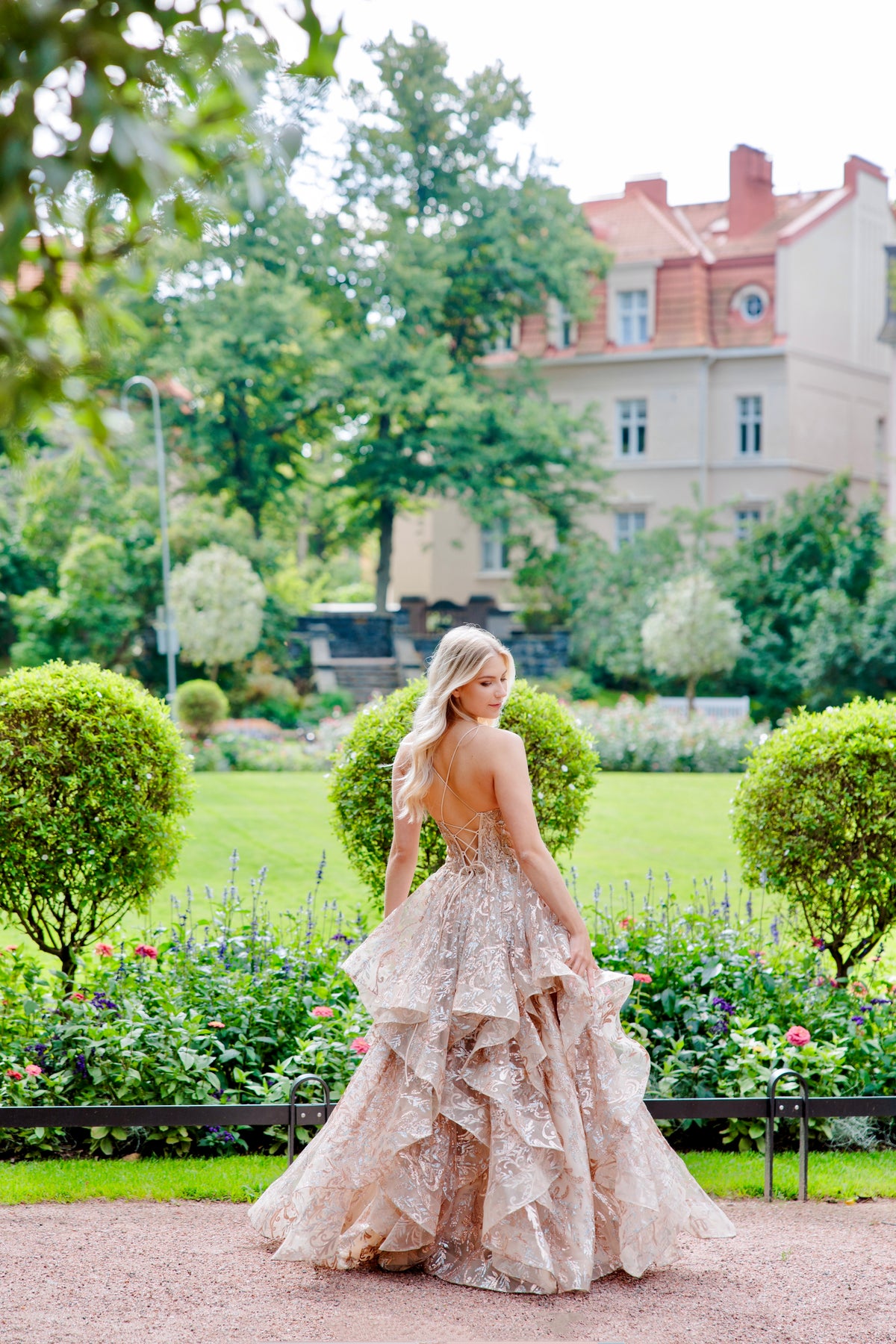 VANHOJENTANSSIMEKKO JEWEL ROSEGOLD