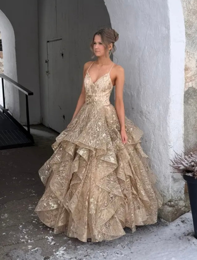 VANHOJENTANSSIMEKKO "LINNEA" U4709P-LIMITED GOLD