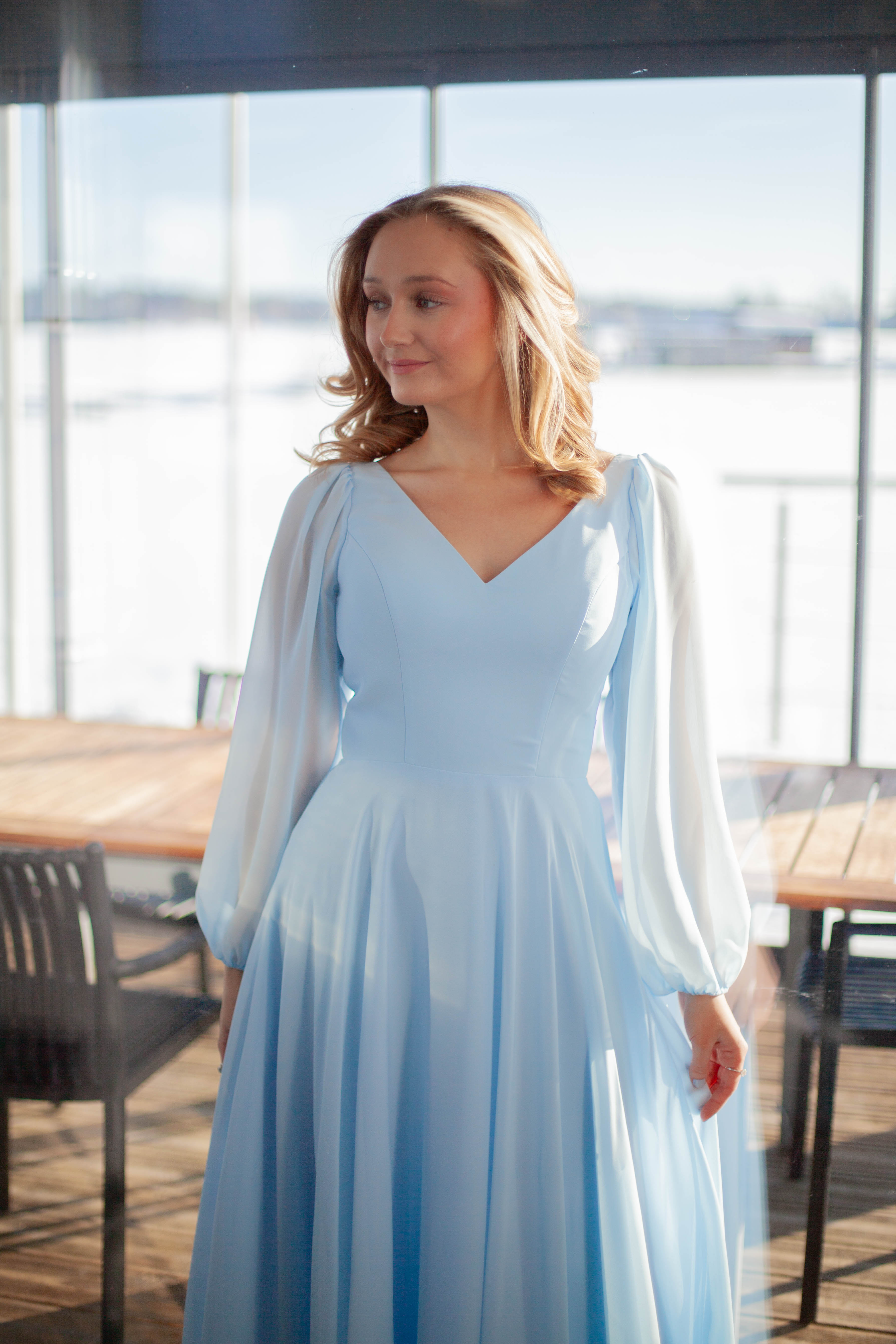 ILTAPUKU H4512L-CHIFFON ICEBLUE