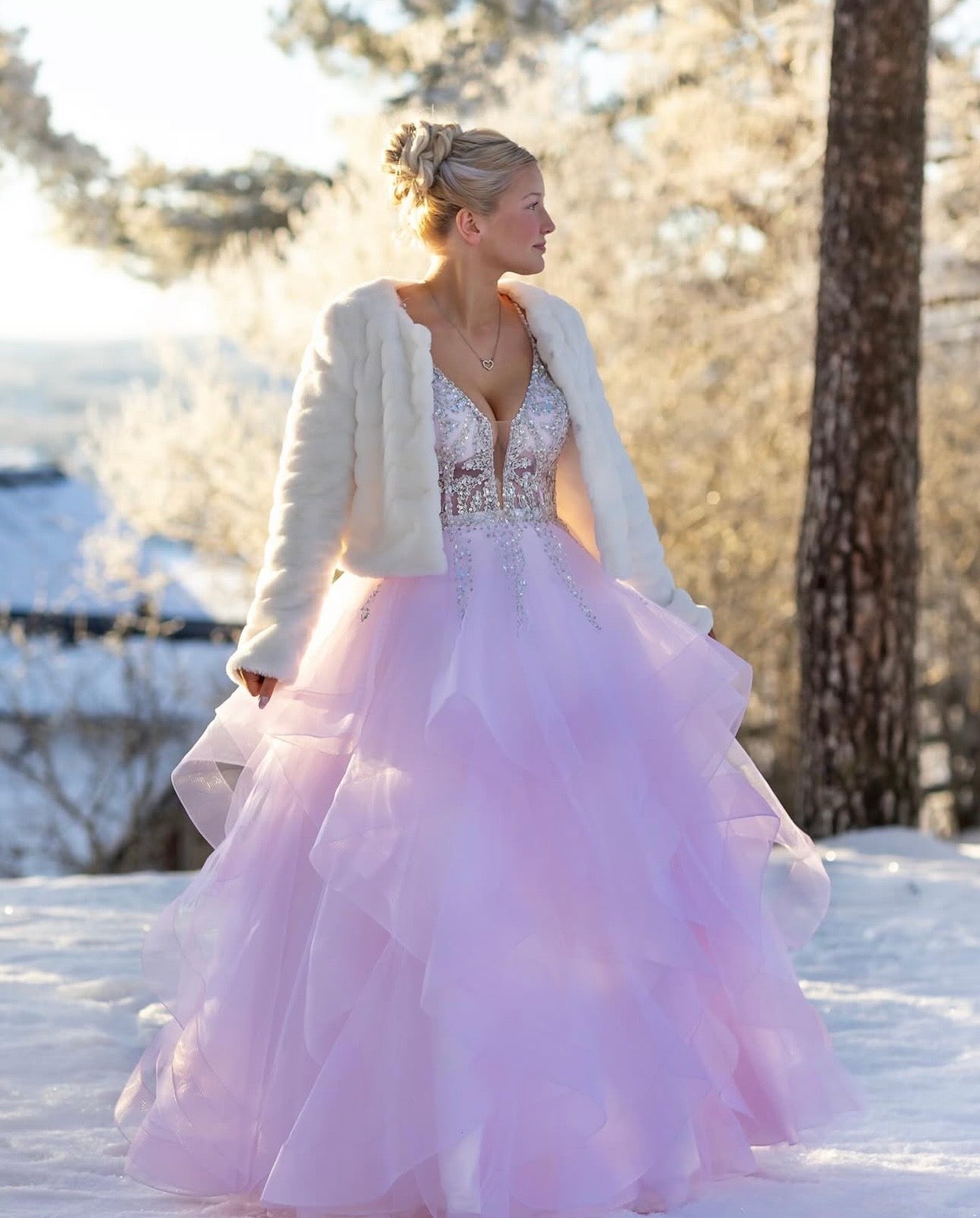 VANHOJENTANSSIMEKKO H4452P-ONECOLOR PINK