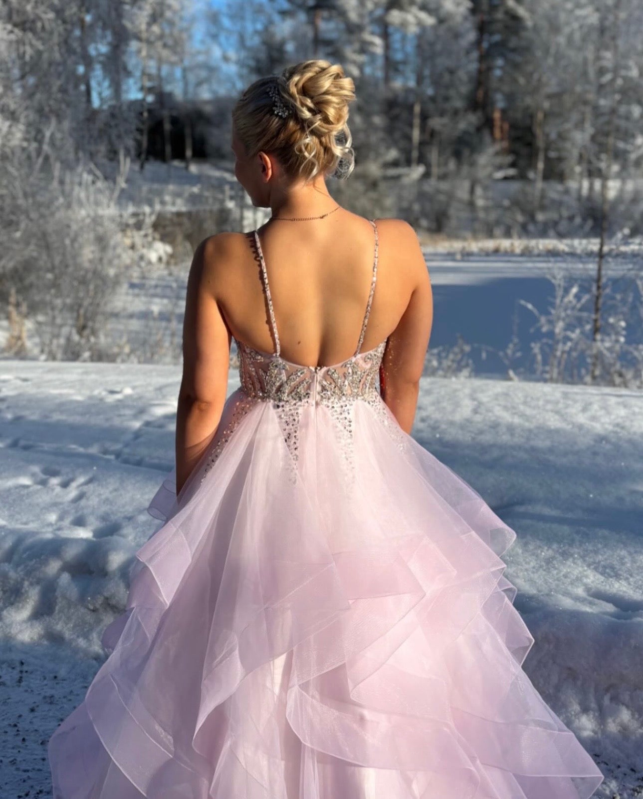 VANHOJENTANSSIMEKKO H4452P-ONECOLOR PINK