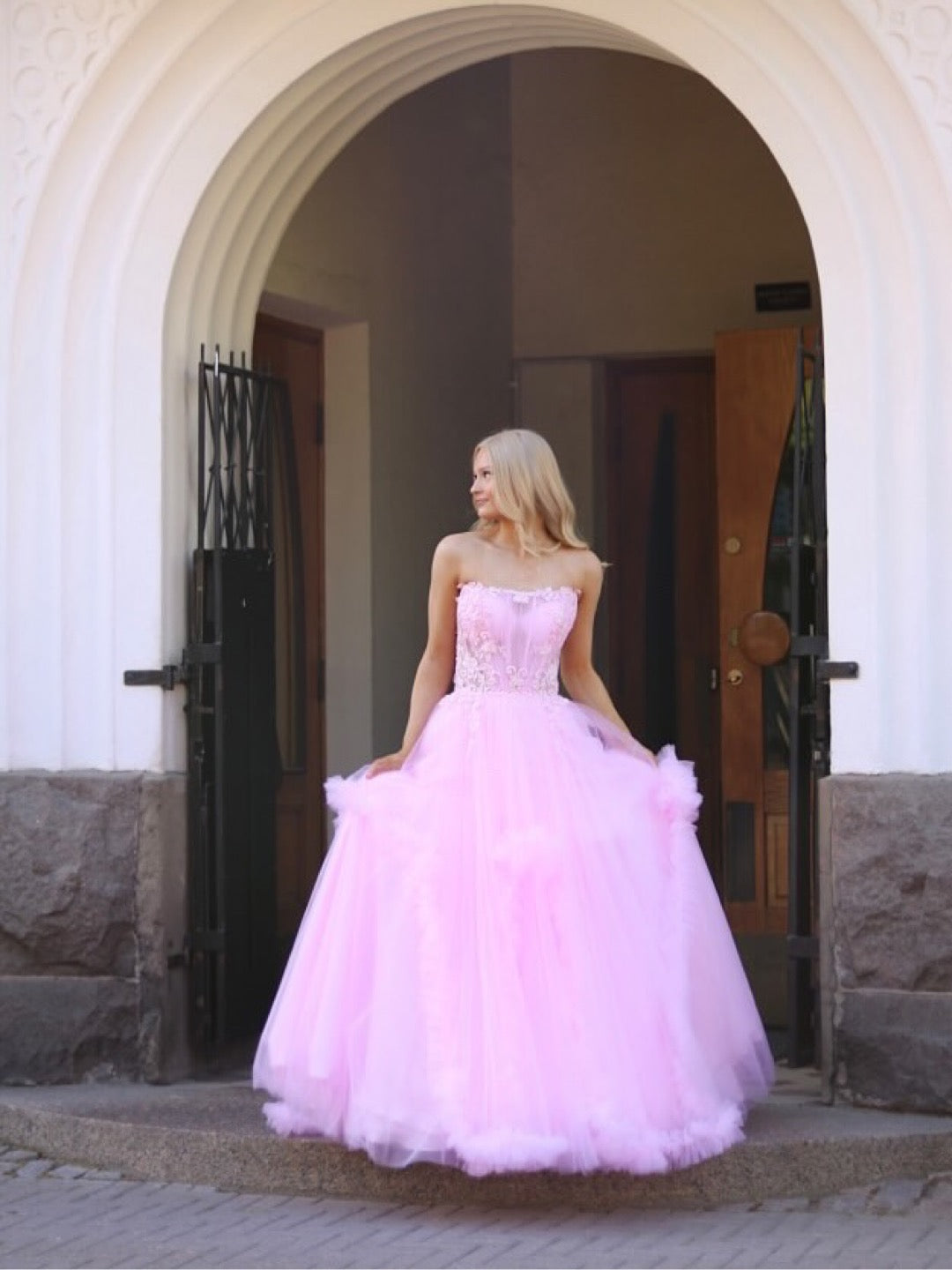 VANHOJENTANSSIMEKKO "NELLA" H4769P-LIMITED ROSEPINK