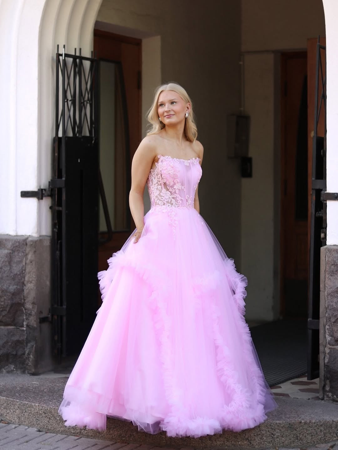 VANHOJENTANSSIMEKKO "NELLA" H4769P-LIMITED ROSEPINK