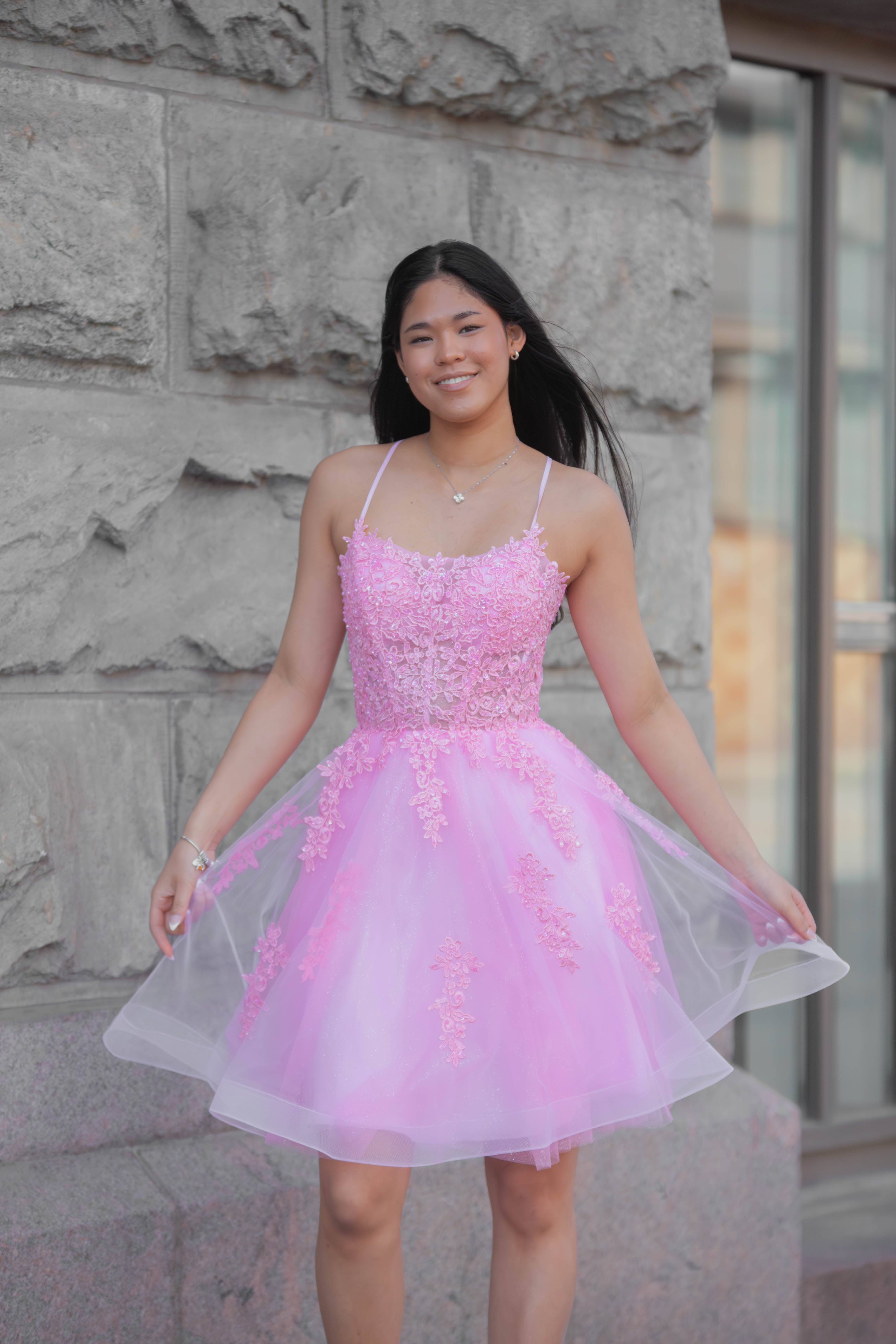DRESS U4435S-STARLITE CANDYPINK