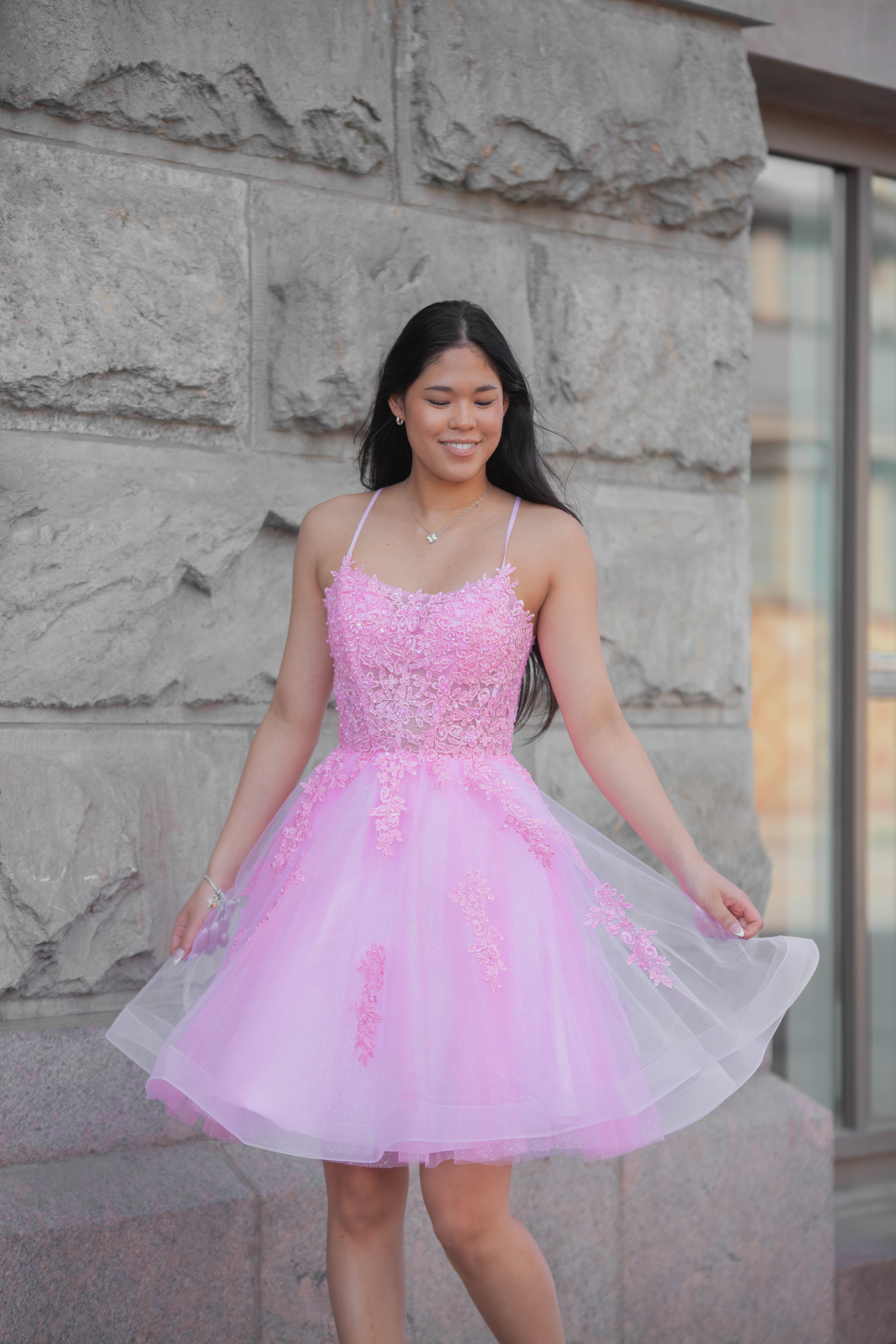 DRESS U4435S-STARLITE CANDYPINK