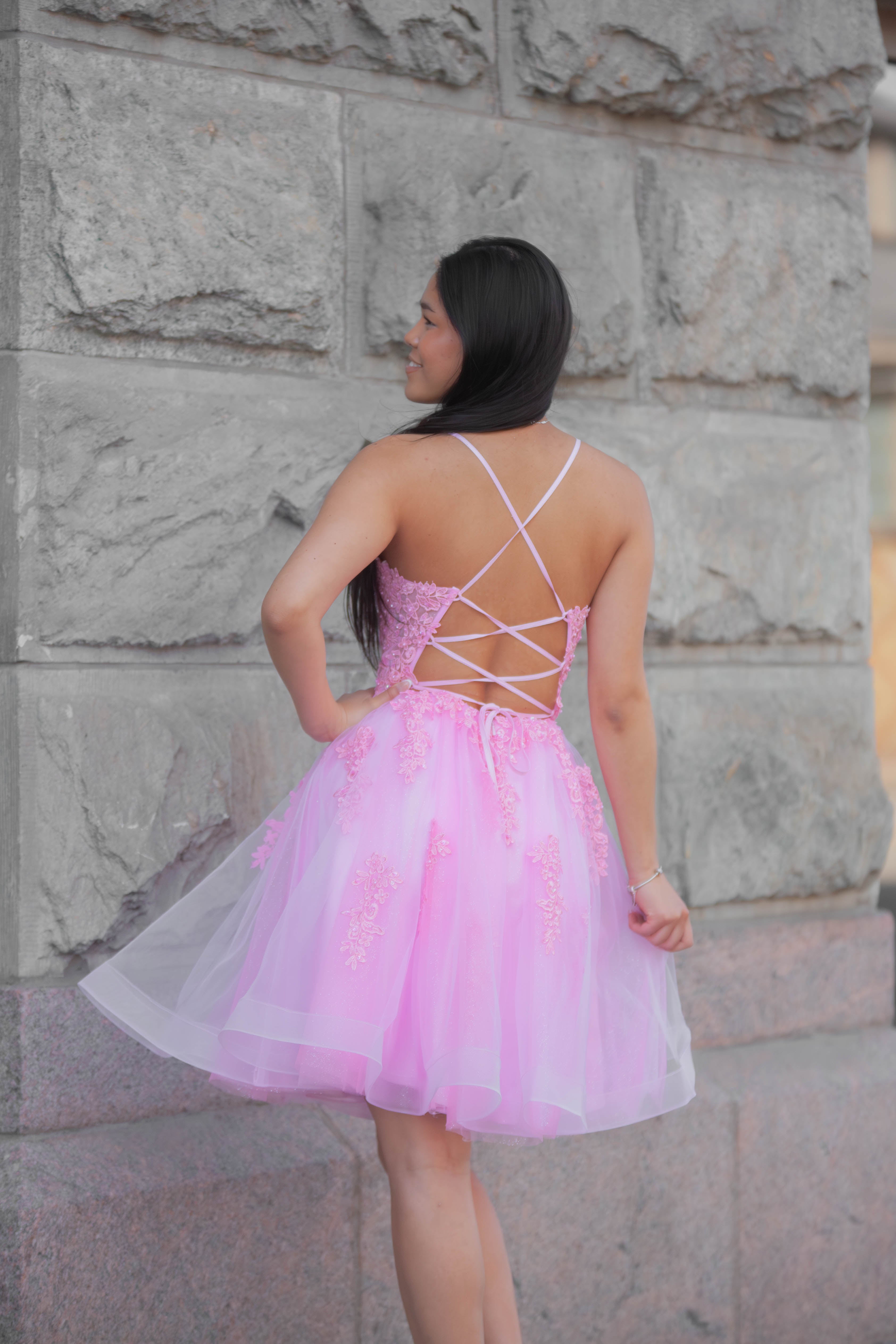 DRESS U4435S-STARLITE CANDYPINK