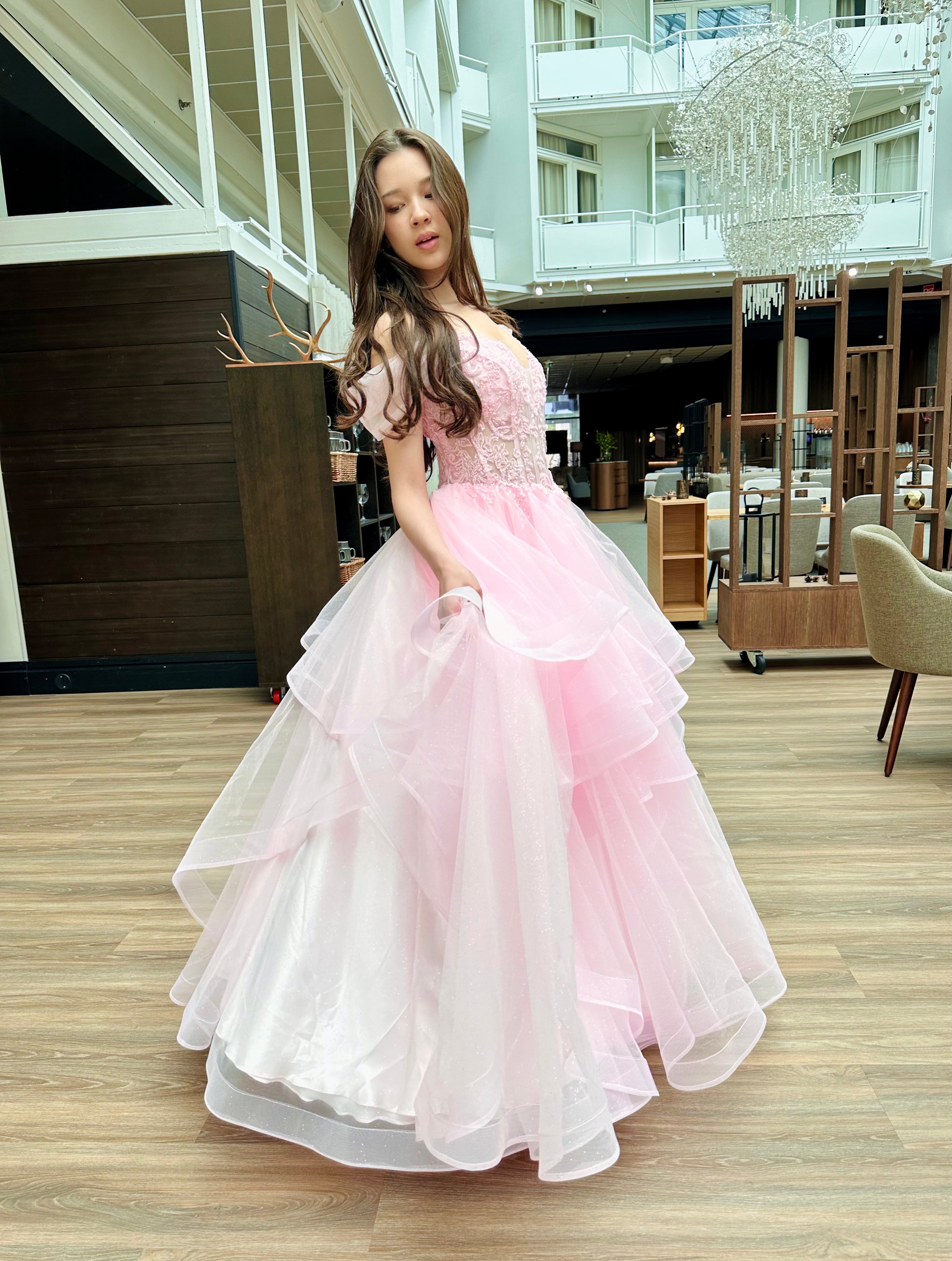 VANHOJENTANSSIMEKKO U6127P-STARLITE PINK