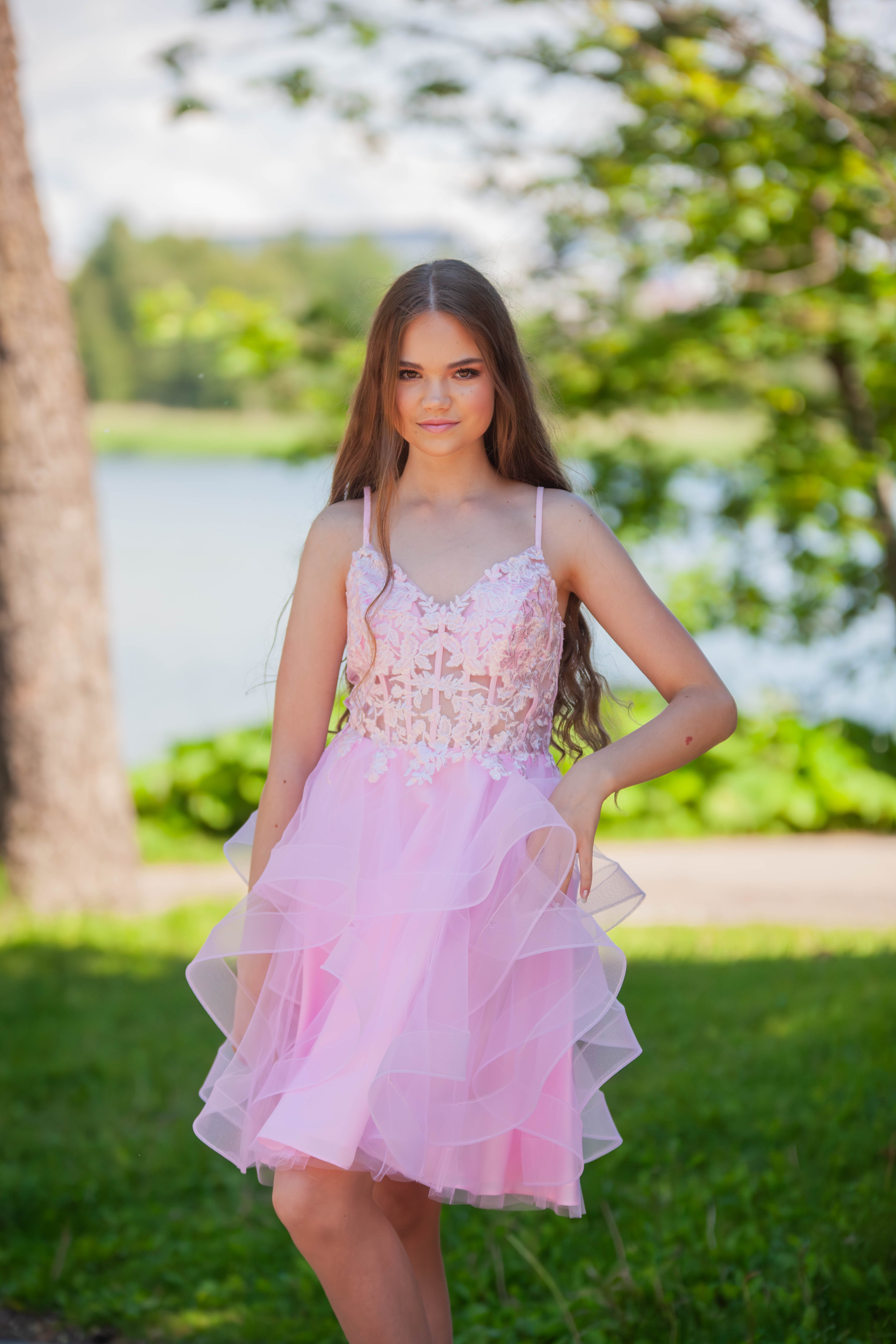 JUHLAMEKKO H6111S-TULLE ROSEPINK