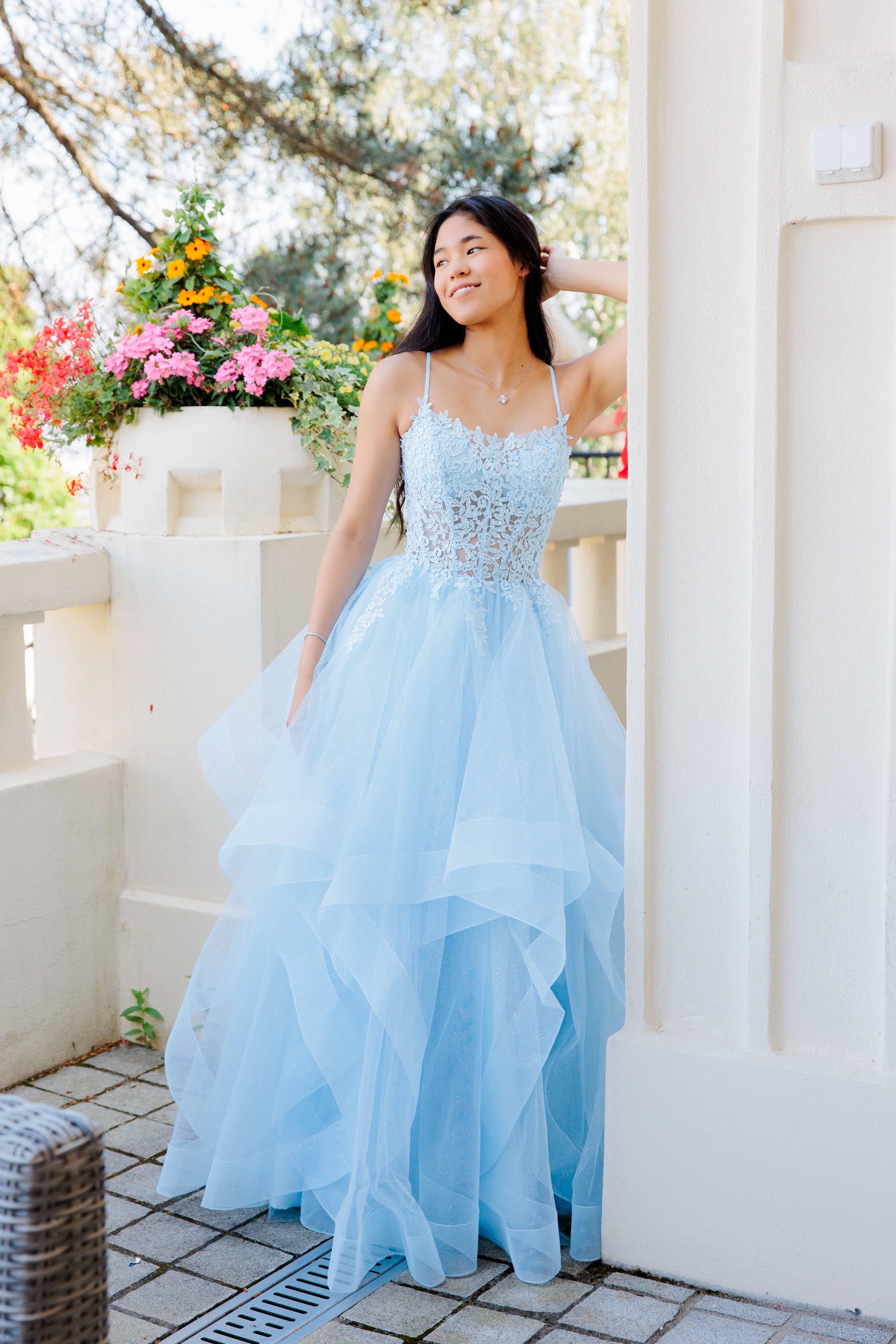 VANHOJENTANSSIMEKKO U4705P-STARLITE ICEBLUE