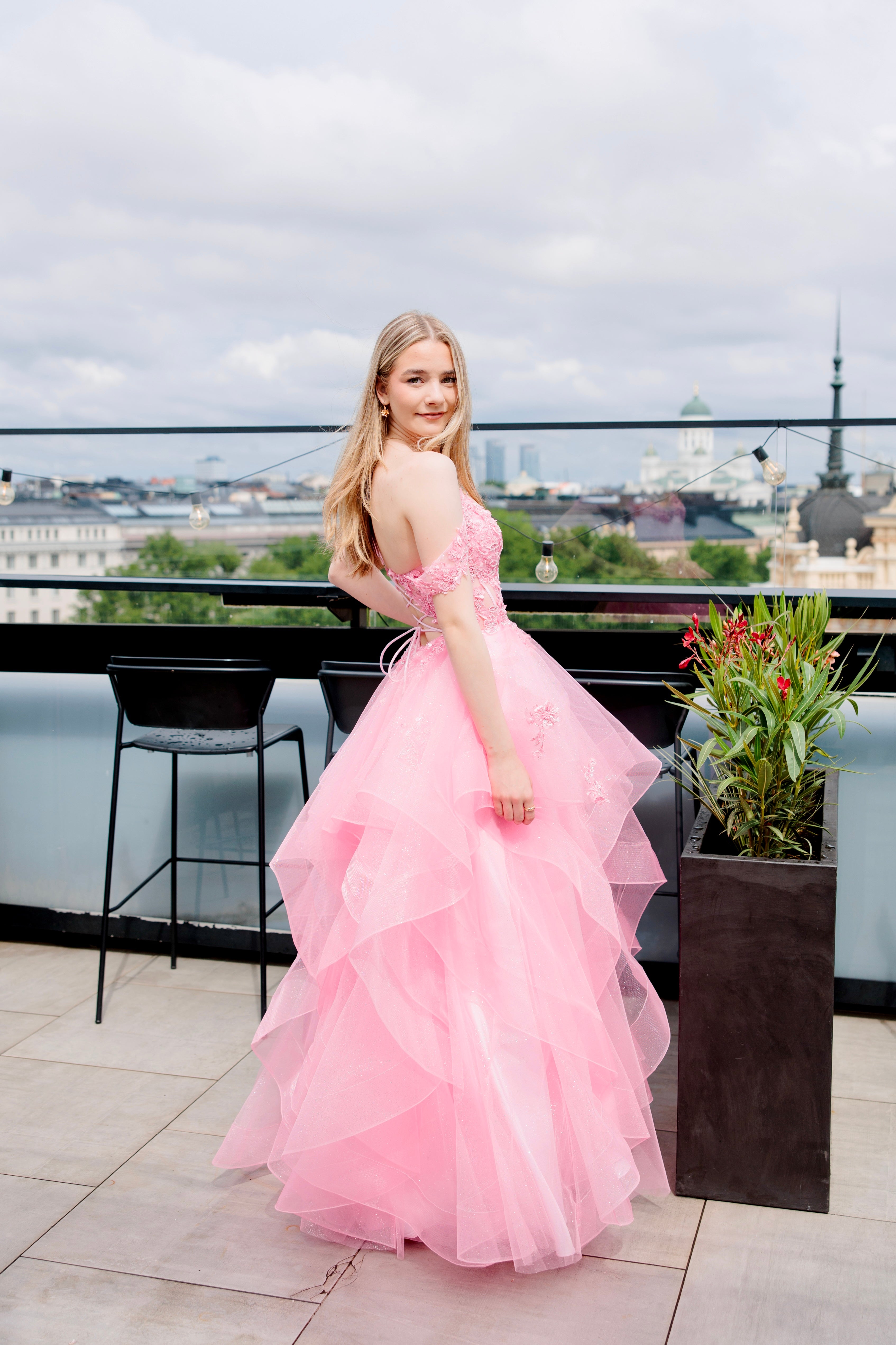 VANHOJENTANSSIMEKKO U4972P-STARLITE CANDYPINK