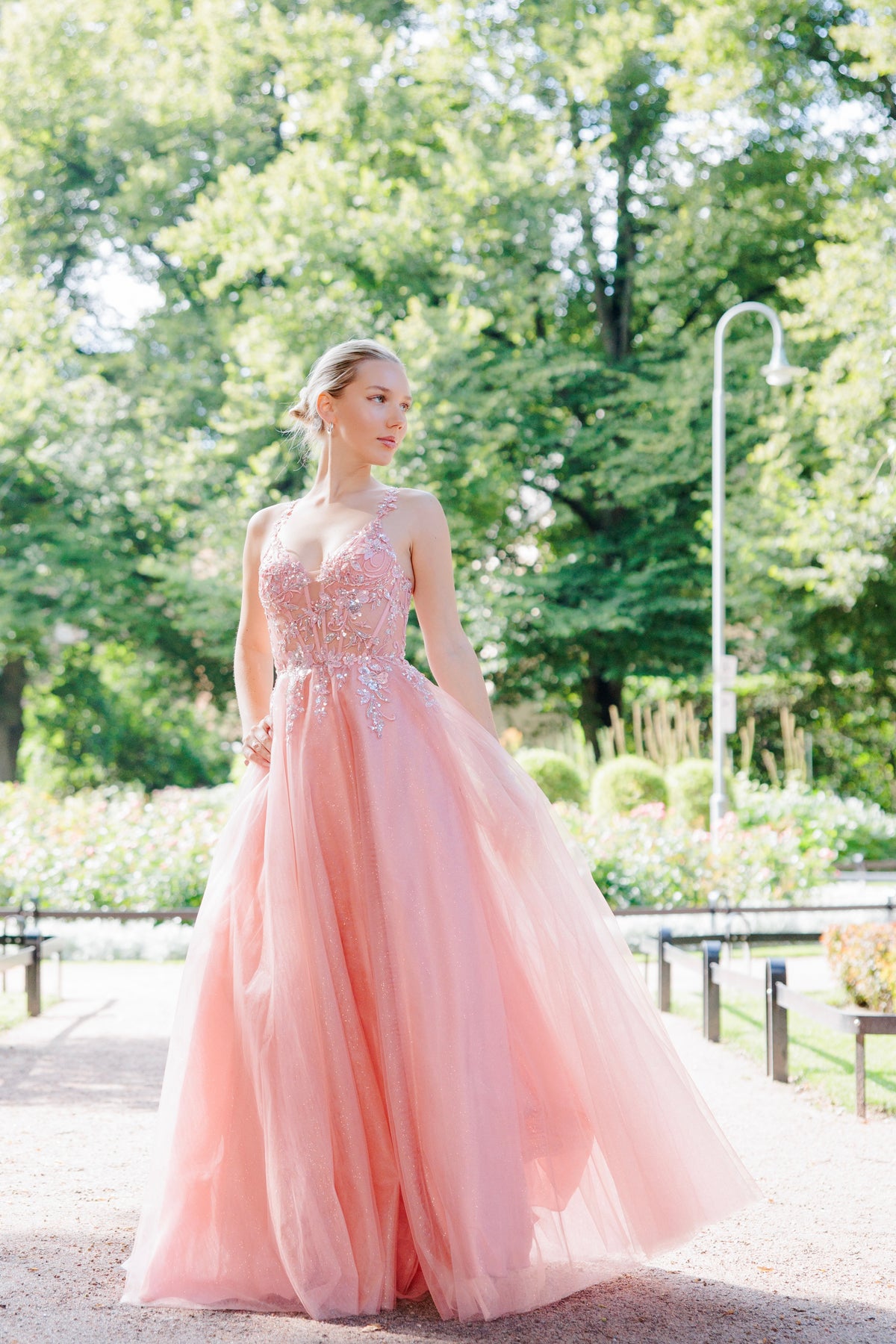 VANHOJENTANSSIMEKKO ISABEL DUSTYPINK
