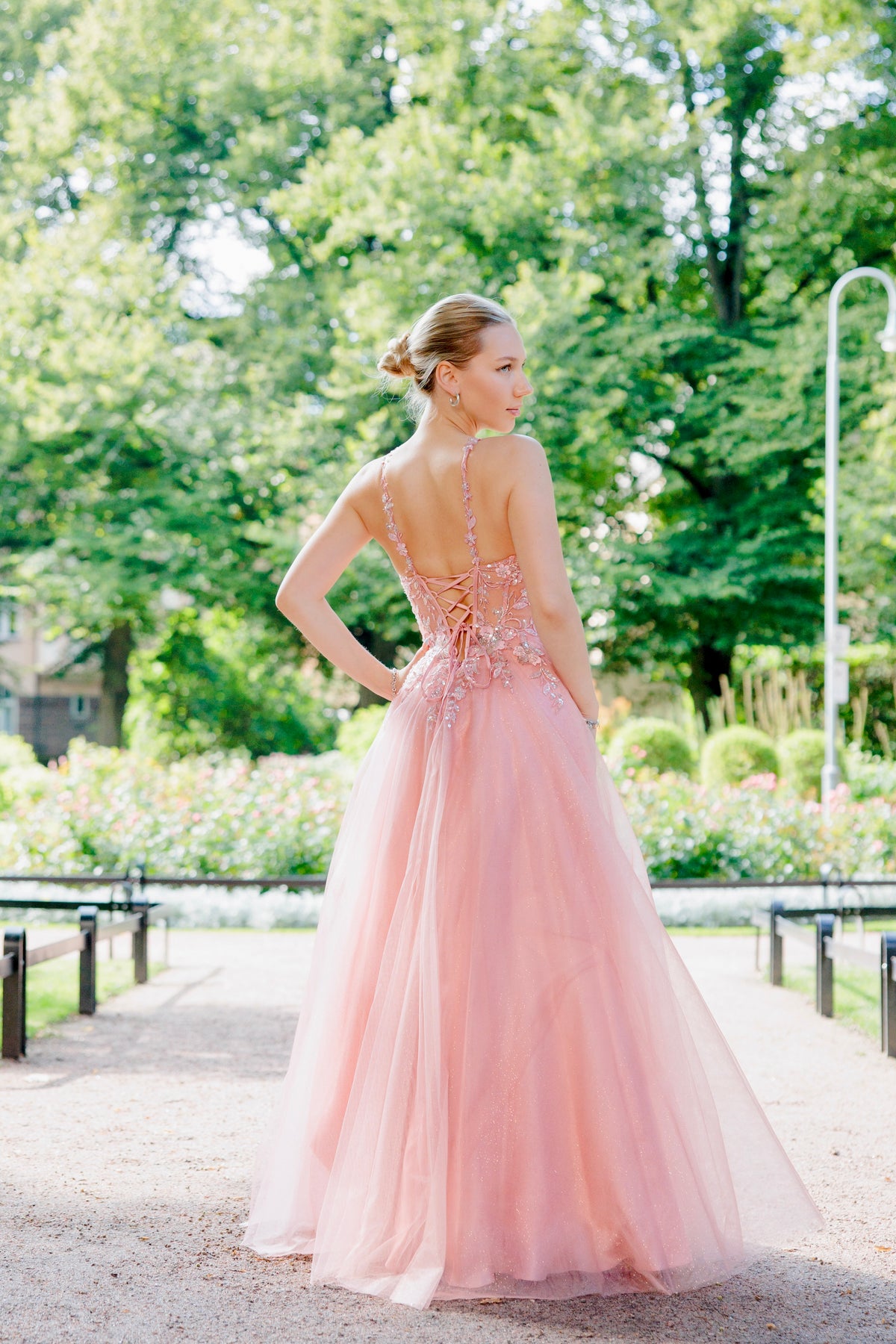 VANHOJENTANSSIMEKKO ISABEL DUSTYPINK