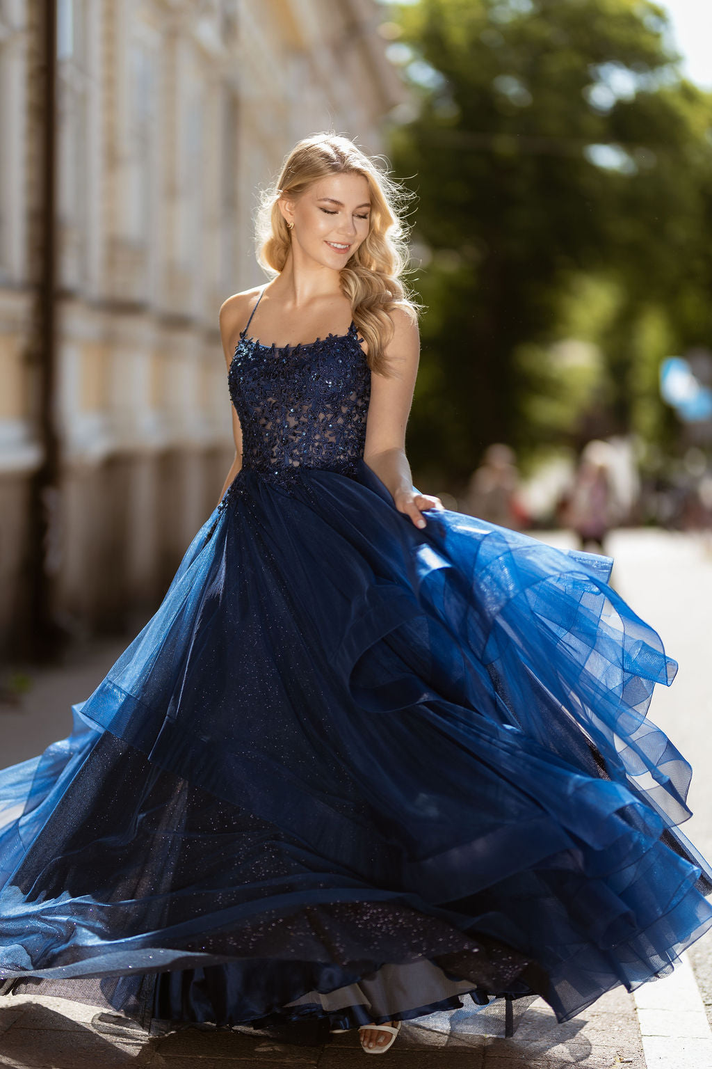 VANHOJENTANSSIMEKKO U4705P-CRYSTAL NAVY