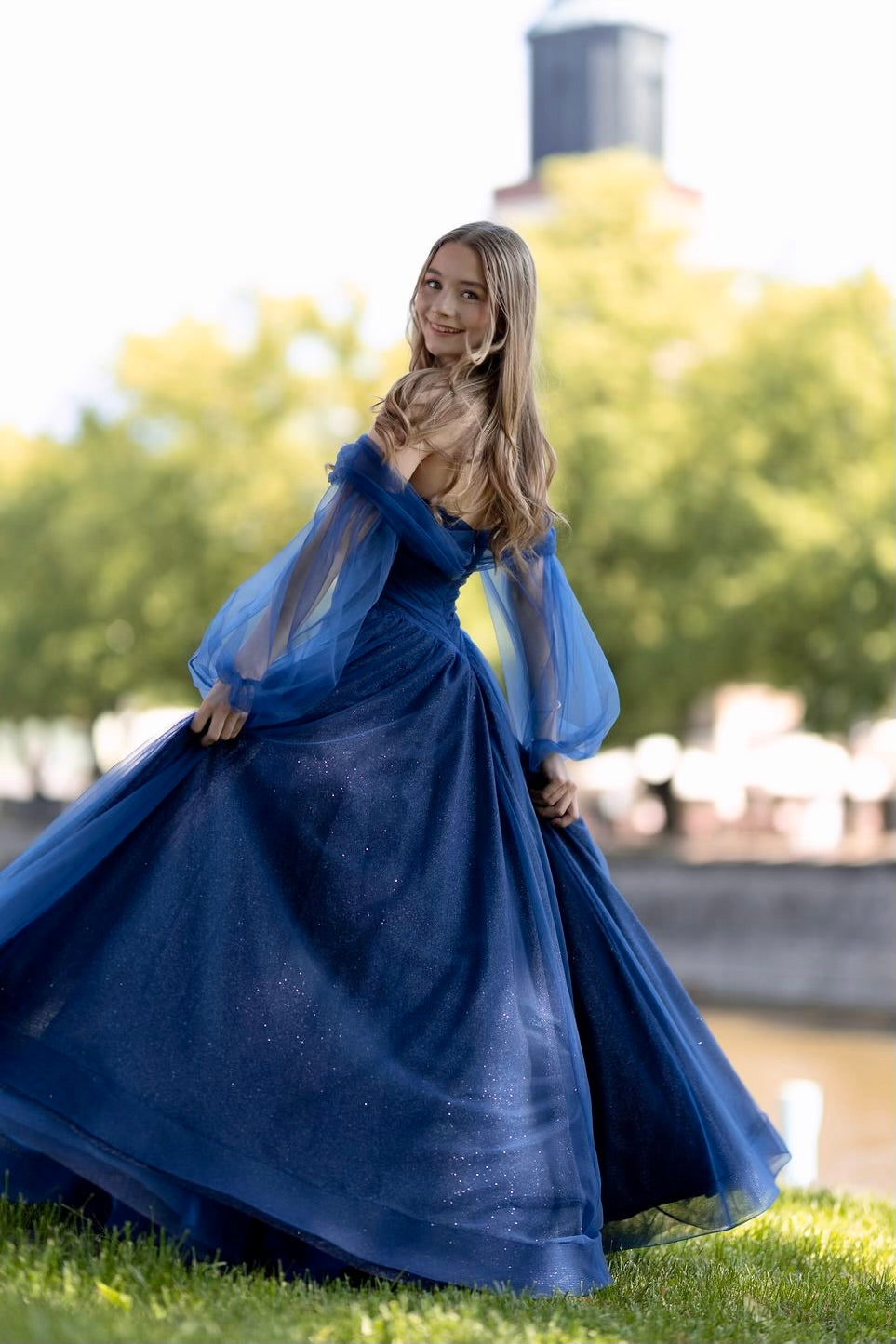 VANHOJENTANSSIMEKKO U4876P-CRYSTAL NAVY