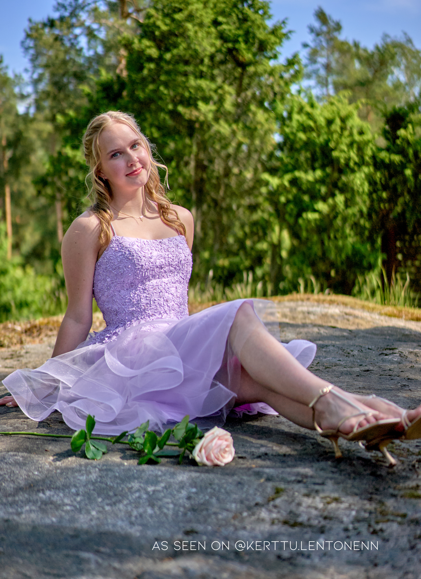 JUHLAMEKKO H4471SS-TULLE LAVENDER